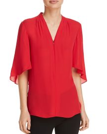 Elie Tahari Anella Silk Top at Bloomingdales